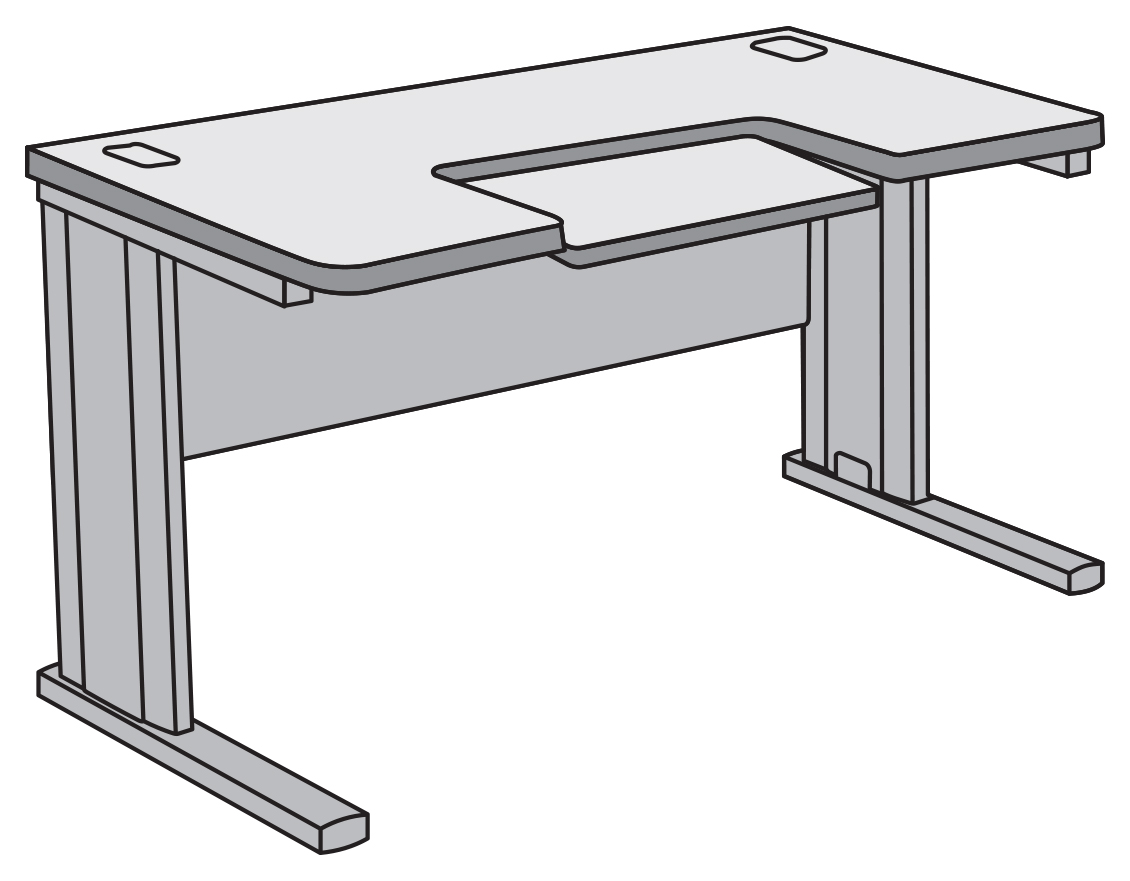 Flexstation Adjustable Keyboard Pad Work Surface