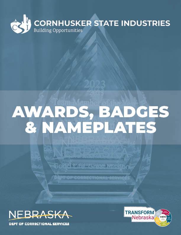 Awards Badges & Nameplate Catalog
