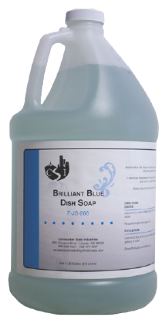 Brilliant Blue Dish Soap