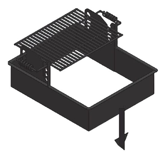 Heavy Duty Adjustable Grill