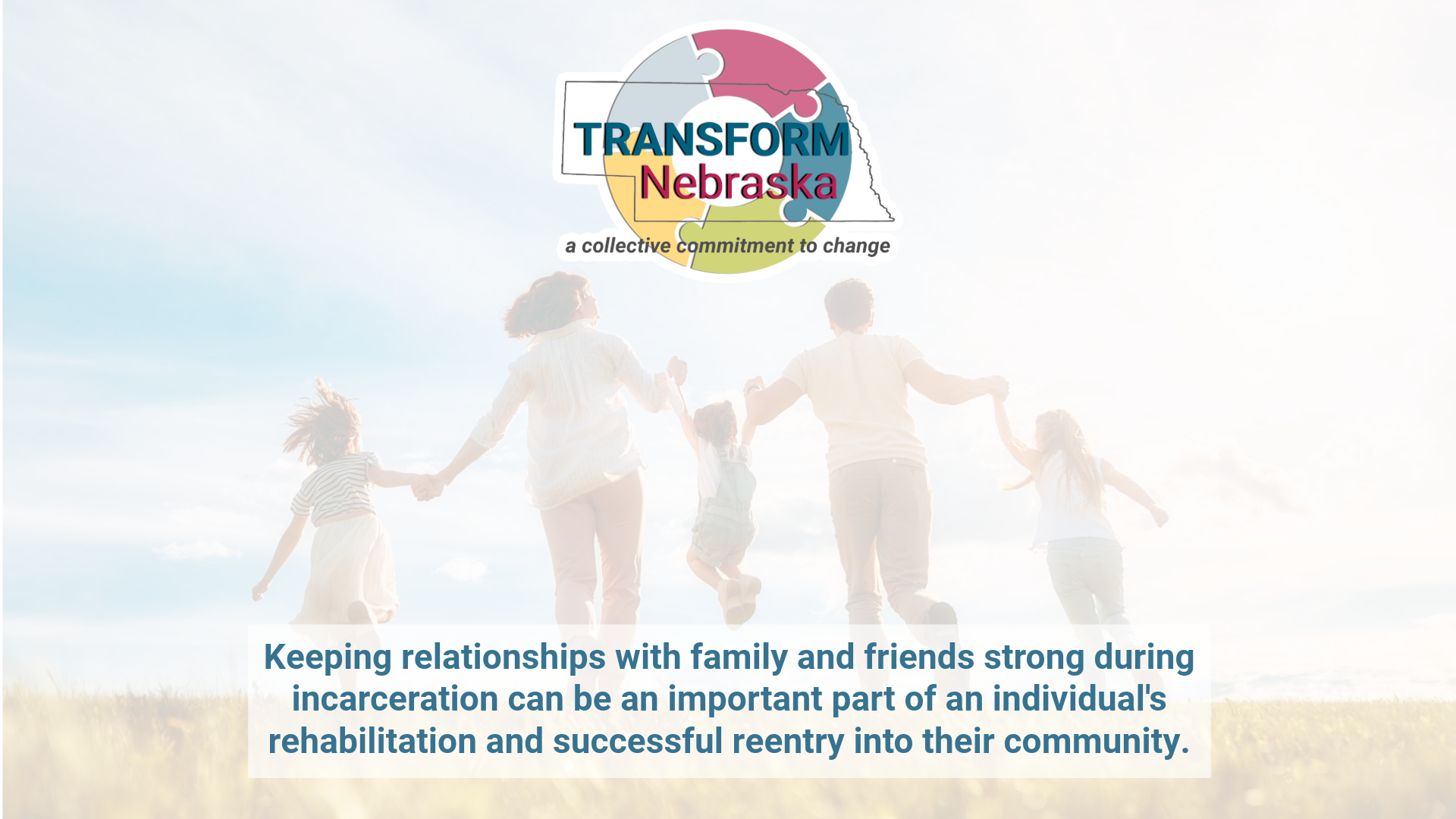 Keeping relationships with family and friends strong during incarceration can be an important part of an individual's rehabilitation and successful reentry into their community.