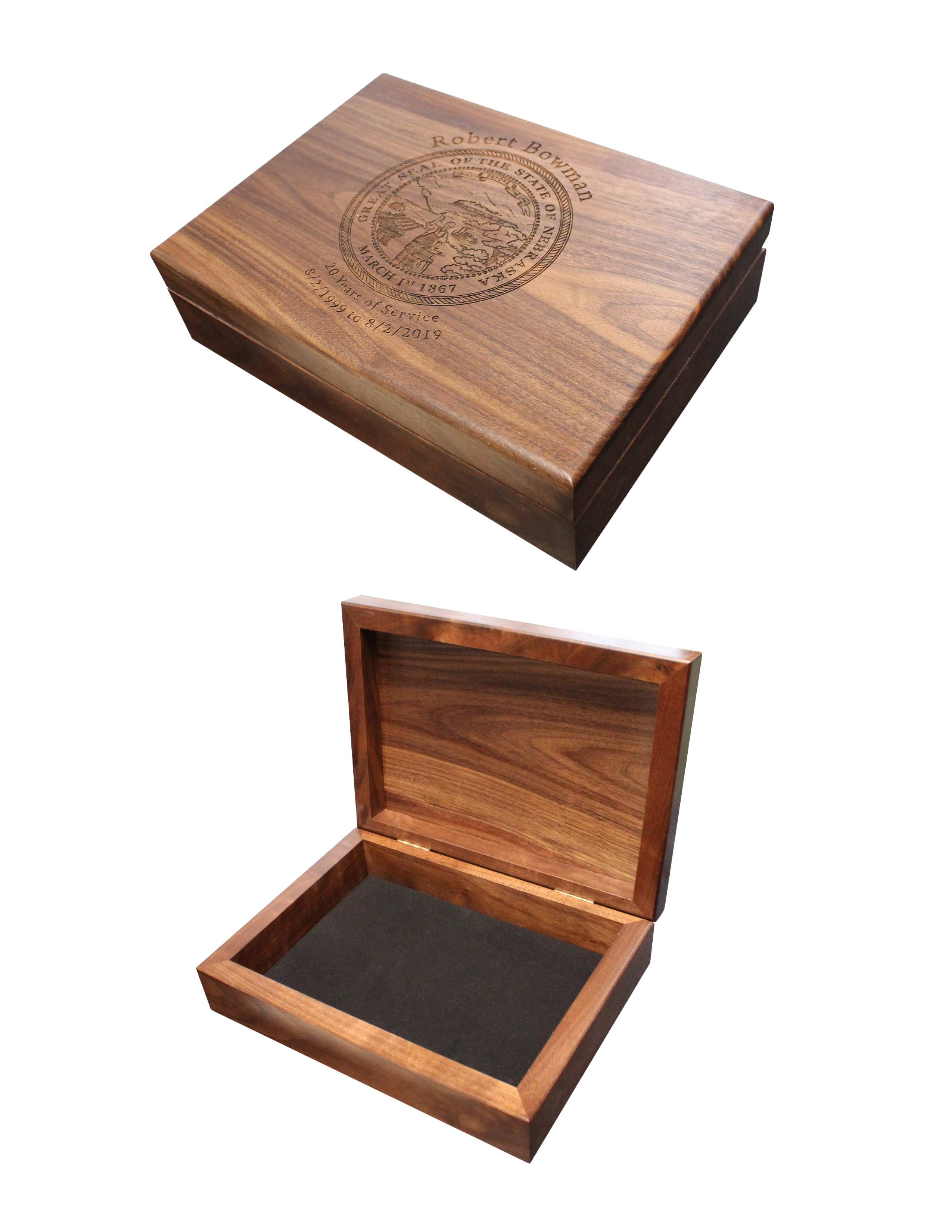 Walnut Keepsake Box