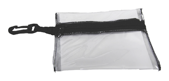 Clear Zipper Wallet