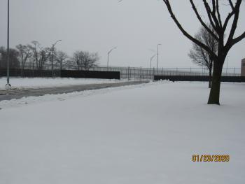OCC yard in snow
