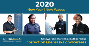 Pictures of caseworkers in a row smiling
