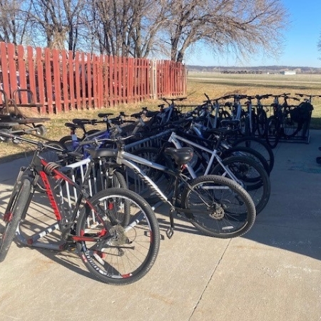 Bikes available for use at CCC-O
