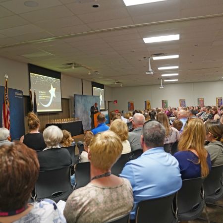NDCS team members from facilities across the state gathered for the agency’s annual awards ceremony.