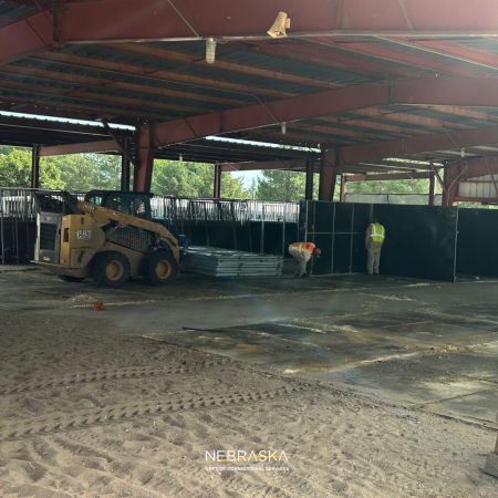 Road crews prepare for the Red Willow County Fairgrounds
